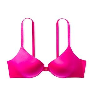 Victoria’s Secret push up bra 32B so obsessed push up Pink NEW
